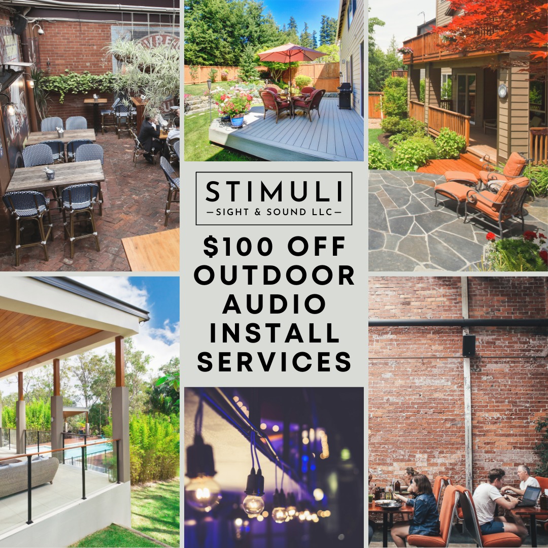 Summer Special: $100 Off Outdoor Audio Installation Services