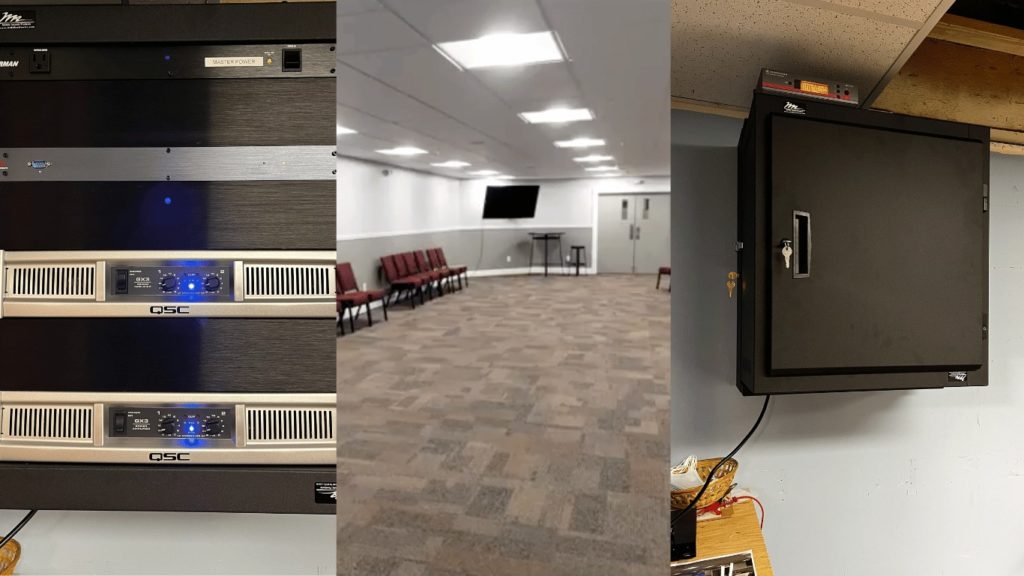 church audio video upgrade installation